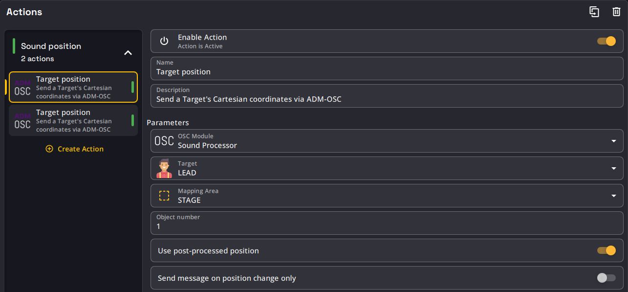 Actions and action groups
